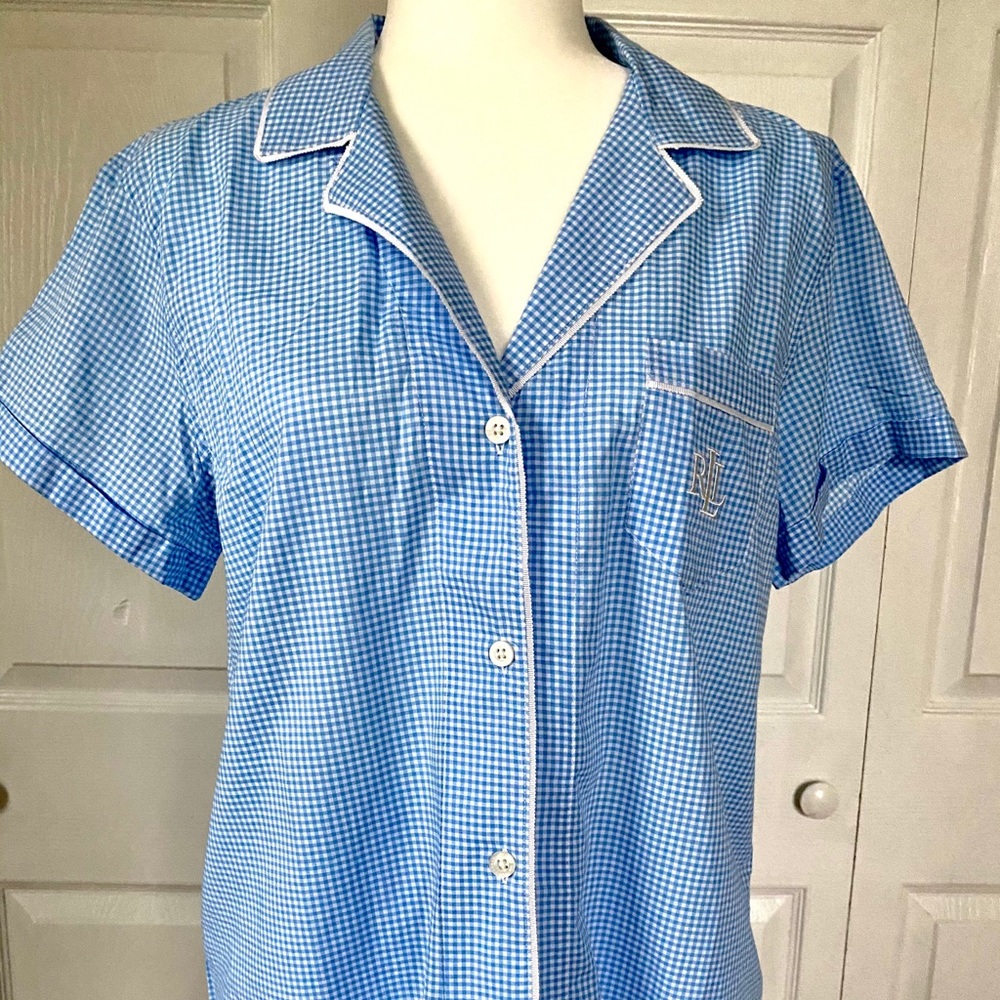 Ralph Lauren Pj Shorts set size M embroidered